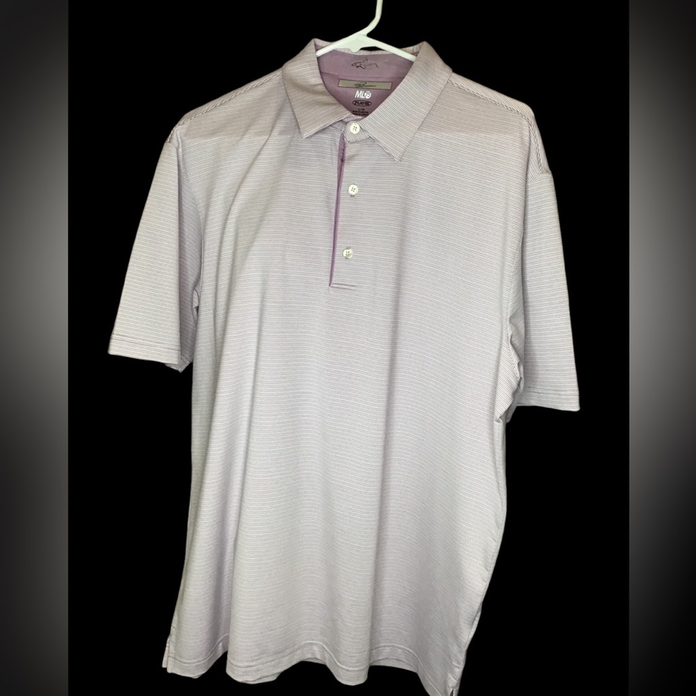 Men’s Greg Norman ML75 PlayDry short sleeve golf/ polo shirt
